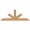 Ekena Millwork Saratoga Smooth Timber Gable Bracket, Western Red Cedar, 72"W x 27"H x 1 1/2"D x 5 1/2"F, 9/12 Pitch GBW072X27X0206SAR00SWR - alternate 1